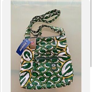 Forever NFL Green Bay Packers Quilted Logo Cross Body Purse